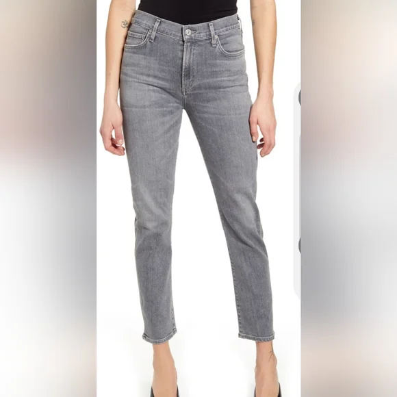 ✨HP✨Pre-owned Citizens Of Humanity Harlow Ankle High-Rise Slim Jeans Size 29 - Picture 9 of 10